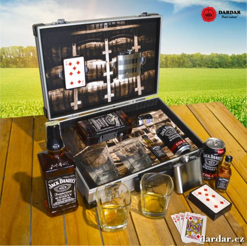 Dárkový kufr Jack Daniel´s Tennessee Whisky - Varianta zboží: Bez úprav