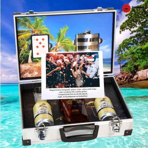 Dárkový kufr BUMBU rum - Varianta zboží: Magnetické přání     + 120 Kč