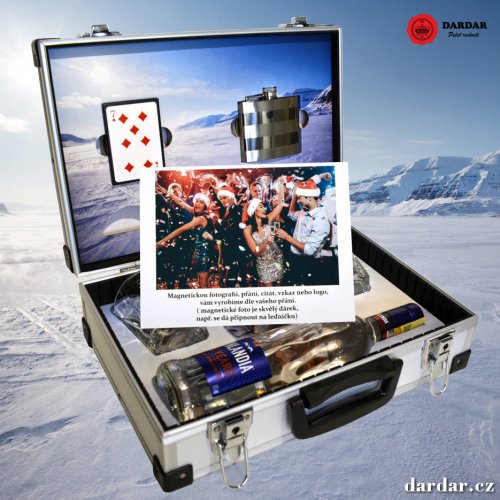 Dárkový kufr Finlandia vodka - Varianta zboží: Magnetické přání     + 120 Kč